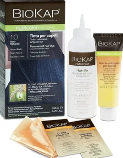 Biokap Nutricolor Delicato 1.0 tinta per capelli colore Nero Naturale 140ml
