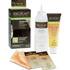 Biokap Nutricolor Delicato 5.34 tinta per capelli colore Castano Chiaro Miele 140ml