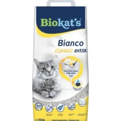 Biokat's Bianco Classic Extra Lettiera Con Carbone Attivo Per Gatti 10kg