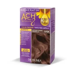 Biokeratin ACH 8 Kit Tinta Per Capelli 5/CA Castano Chiaro Caramello