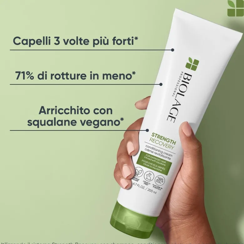 Biolage Strength Recovery Conditioner per Capelli Danneggiati 200 ml