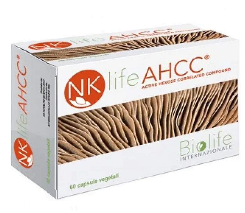 Biolife NKlife AHCC per il sistema immunitario 60 capsule vegetali