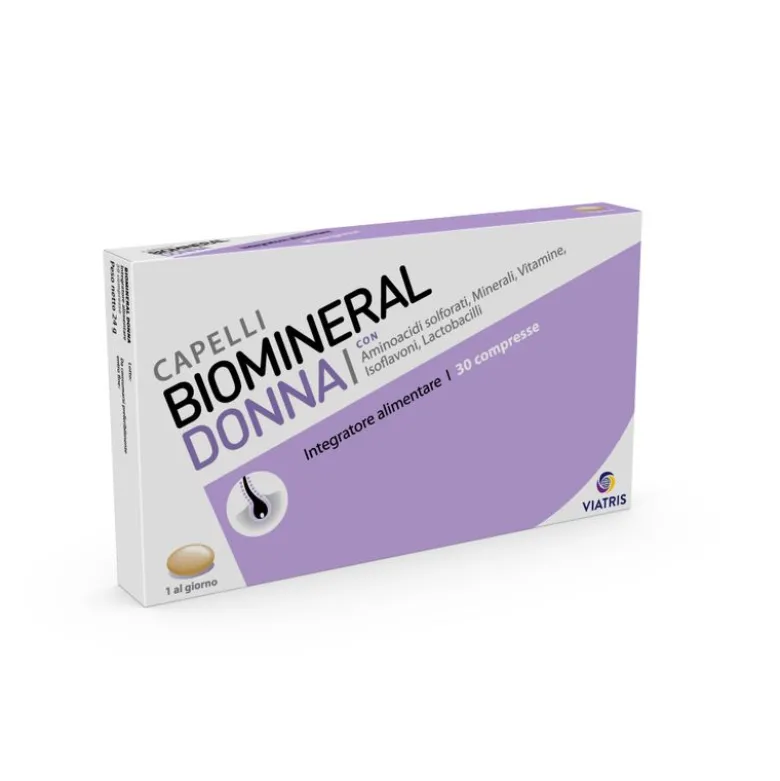 Biomineral Donna 30 Compresse - Integratore Capelli e Unghie