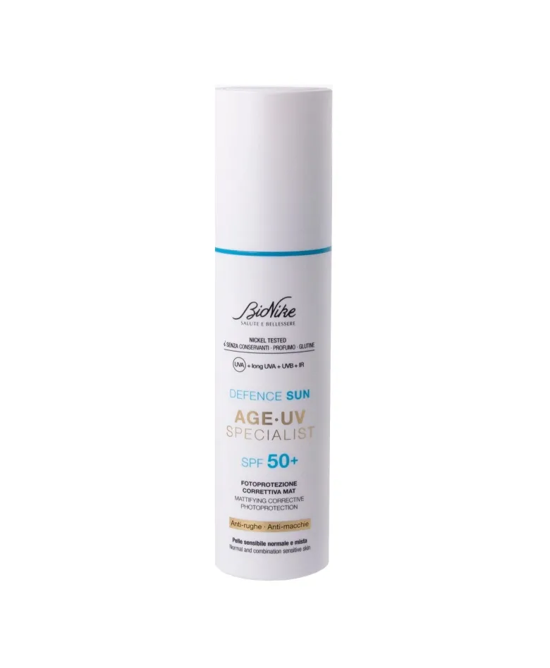 Bionike Defence Sun Age Uv Specialist SPF50+ Fotoprotezione Correttiva Mat 50ml