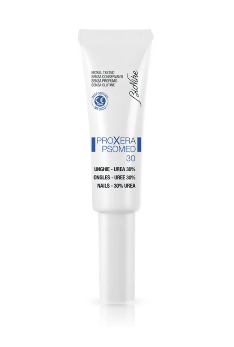 Bionike Proxera Psomed 30 Crema cheratonormalizzante unghie Urea 30% con applicatore a pennello 10ml