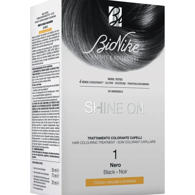 Bionike Shine On Trattamento colorante capelli 1 Nero