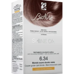 Bionike Shine On Trattamento colorante capelli 6.34 Biondo Scuro Dorato Rame