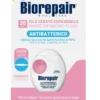 Biorepair Oral Care Antibatterico Filo Cerato Espandibile Gengive Delicate 25+5 Metri