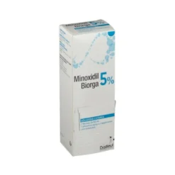 Biorga Minoxidil soluzione cutanea 5% per alopecia 3 flaconi 60ml