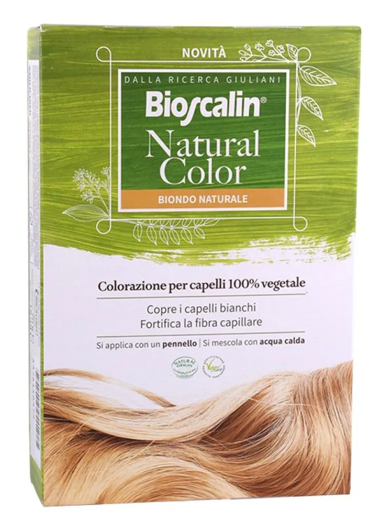 Bioscalin Natural Color colorazione per capelli 100% vegetale Biondo Naturale