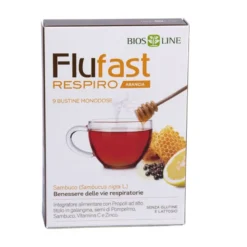 Bios Line Flufast Respiro Arancia per il benessere delle vie respiratorie 9 bustine monodose