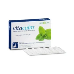 Bios Line Vitacalm Melatonina riduce il tempo richiesto per prendere sonno 120 compresse