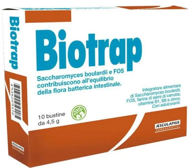 Biotrap Senza Glutine 10 Bustine - Integratore Sicuro e Naturale