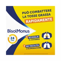 Bisolmonus Per la Tosse Grassa 600Mg 10 Compresse Effervescenti