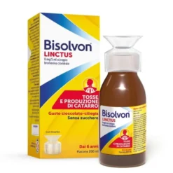 Bisolvon Linctus Sciroppo per Tosse Grassa 200 ml