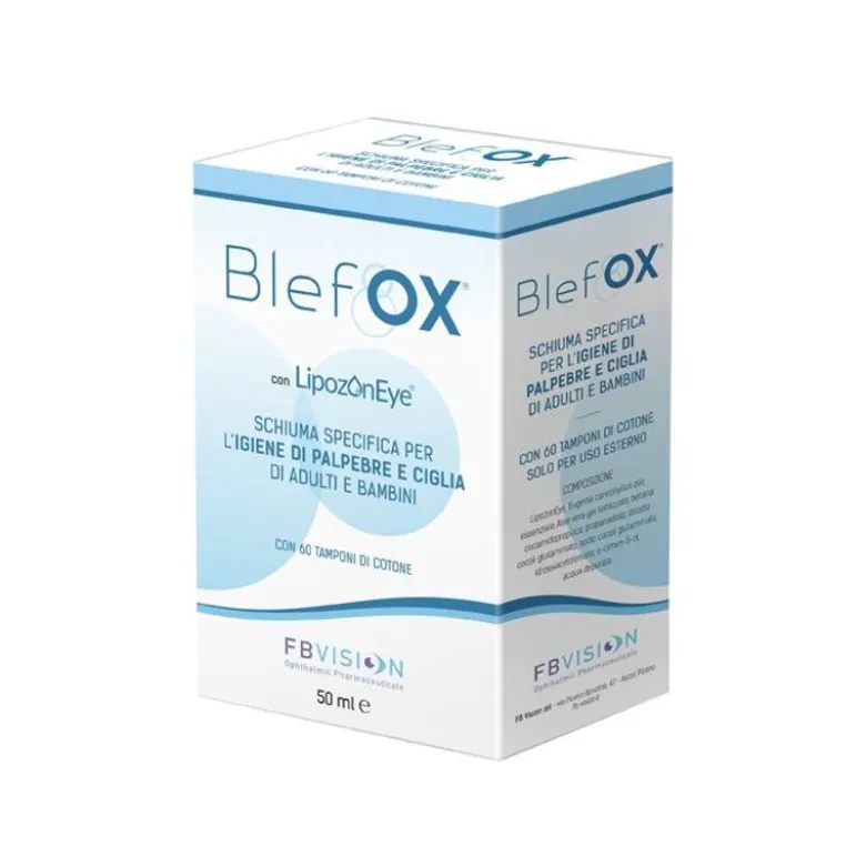 Blefox Schiuma delicata specifica per l'igiene di palpebre e ciglia 50ml