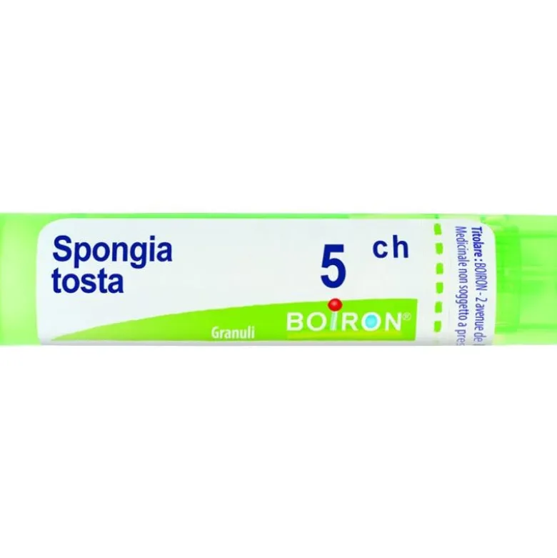Boiron Spongia Tosta Granuli 05Ch Tubo 4g
