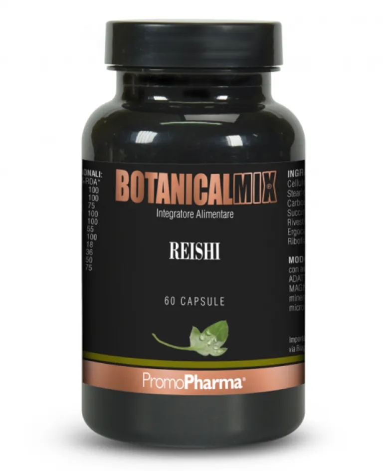 Botanical Mix Reishi favorisce le naturali difese dell'organismo 60 capsule vegetali