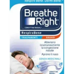 Breathe Right Cerotti Nasali Trasparenti Grandi 30 Pezzi