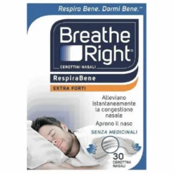 Breathe Right Cerottini Nasali Extra Forti 30 Pezzi Sollievo
