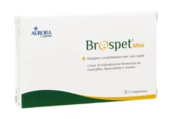 Brospet Mini Integratore per Cani e Gatti Drenante 20 compresse