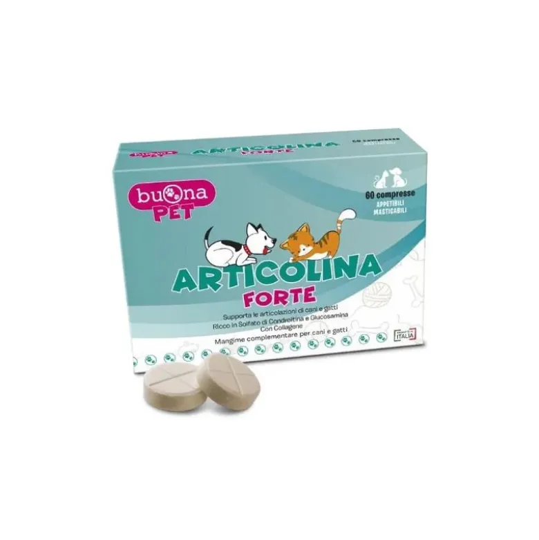 Buona Pet Articolina Forte Mangime Complementare Per Cani E Gatti 60 Compresse