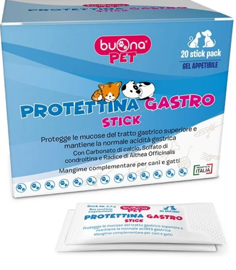 Buona Pet Protettina Gastro 20 Stick Gel Appetibile