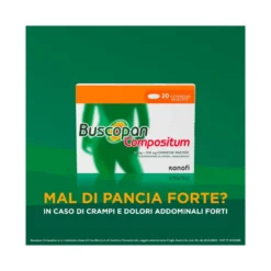 Buscopan Compositum Per Mal Di Pancia Forte Crampi Dolori Addominali 20 cpr