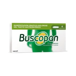 Buscopan Per Mal di Pancia Crampi Dolori Addominali 6 Supposte