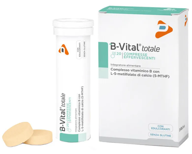 B-Vital Totale utile per le donne in gravidanza gusto Arancia 20 compresse effervescenti