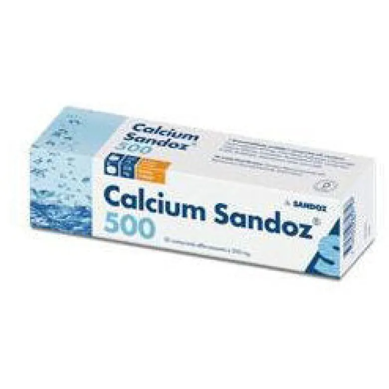 Calcium Sandoz benessere delle ossa 500mg 20 compresse effervescenti
