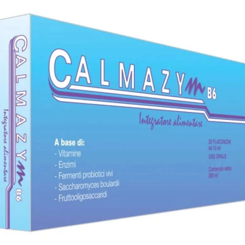 Calmazym B6 integratore alimentare per la flora intestinale 20 flaconcini 10ml
