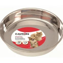 Camon Ciotola In Acciaio Per Gatti 175ml Ø 10cm