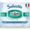 Camon Salviette Detergenti Per Cani E Gatti Muschio Bianco 40 Pezzi