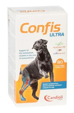 Candioli Confis Ultra per cani in caso di osteoartrite 80 compresse