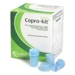 Candioli Copro-Kit Contenitore Feci Uso Veterinario 50 Provette Monouso