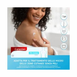 Canesten Crema Trattamento Antimicotico Antifungino contro Funghi e Micosi della pelle 30g