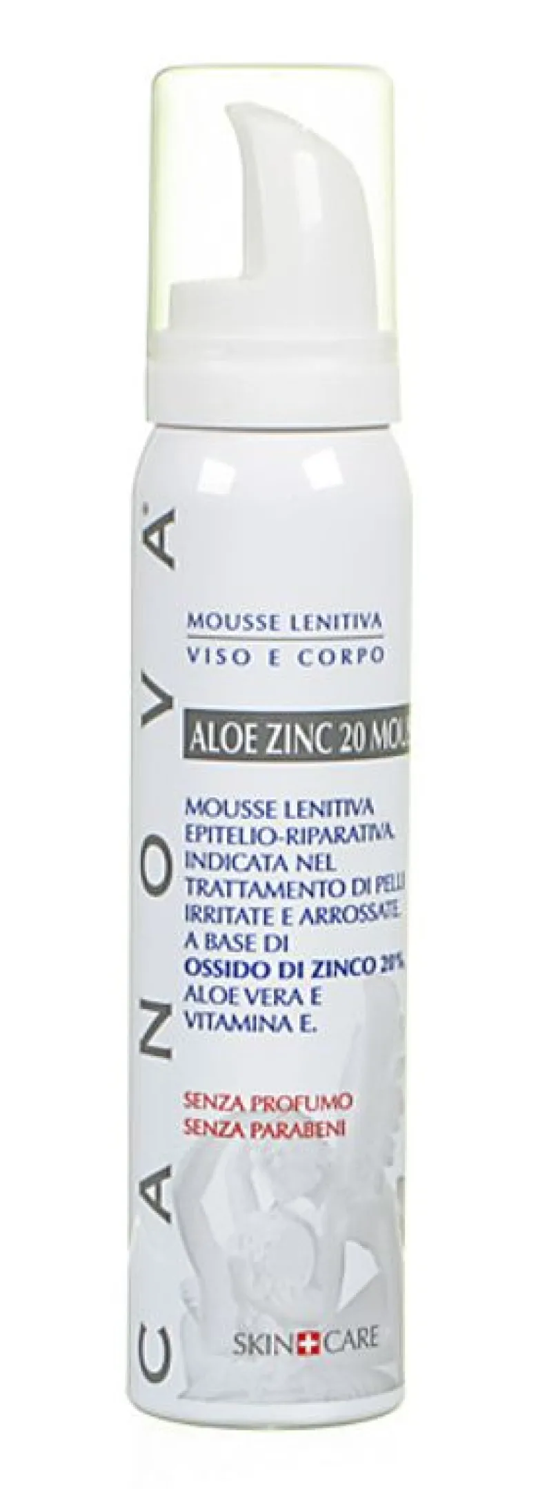 Canova Aloe Zinc Mousse lenitiva viso corpo 100 ml