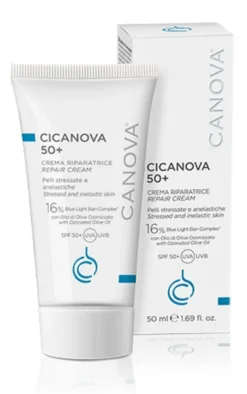 Canova Cicanova Crema riparatrice solare SPF 50+ protezione alta 50ml