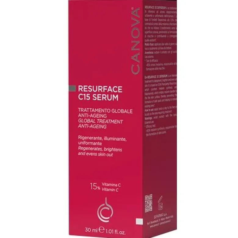 Canova Re-Surface C15 Siero trattamento globale anti-età 30ml