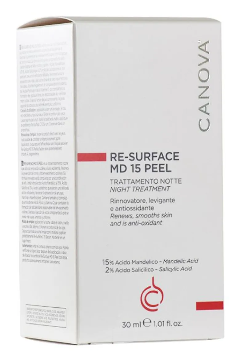 Canova Re-Surface MD15 Peel trattamento notte levigante e antiossidante 30ml
