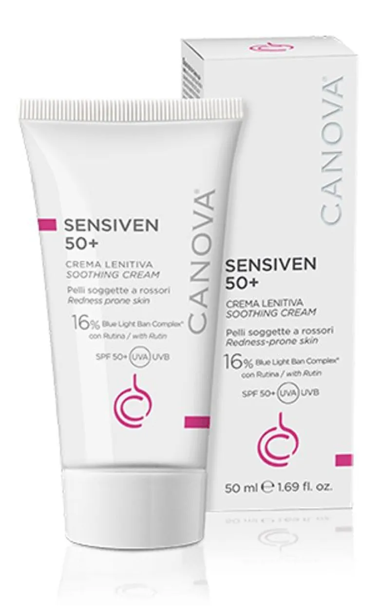 Canova Sensiven Crema lenitiva SPF 50+ Protezione alta 50ml