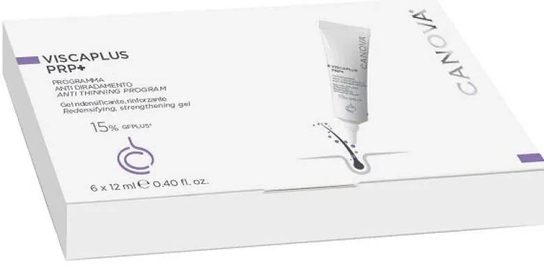 Canova Viscaplus PRP+ Anti Diradamento Capelli 6x12ml