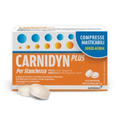 Carnidyn Plus stanchezza fisica e mentale 18 compresse masticabili