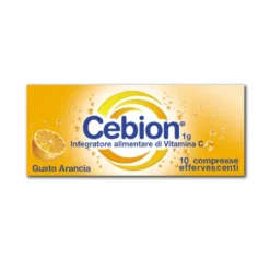 Cebion 1g Vitamina C 10 compresse effervescenti gusto arancia