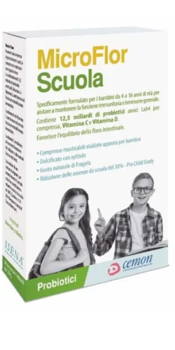 Cemon MicroFlor Scuola per la funzione immunitaria 30 compresse masticabili