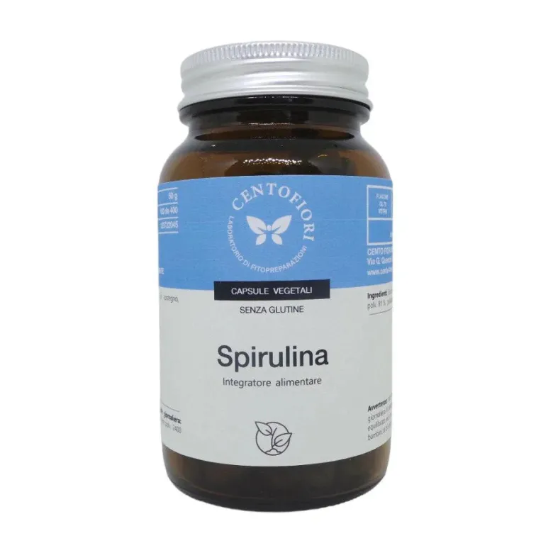 Cento Fiori Spirulina 100 Capsule Vegetali