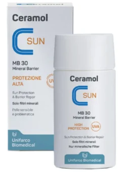 Ceramol SUN MB30 Mineral Barrier Solare Protezione Alta 50ml