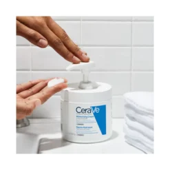 CeraVe Crema Corpo Idratante Pelle Molto Secca con Dispenser 454 g
