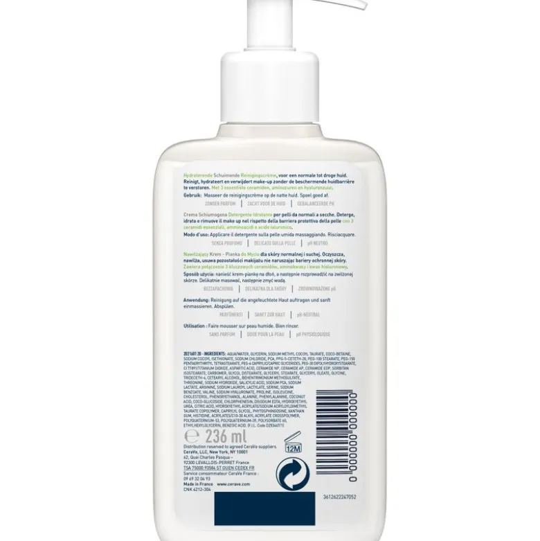 Cerave Detergente Crema-Schiuma Idratante 236ml